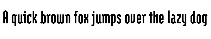 Preview of Modula OT Sans Black font