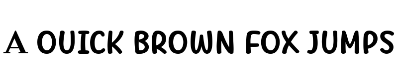 Preview of MOG rhythm Regular font