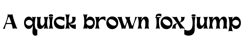 Preview of Mohan Regular font