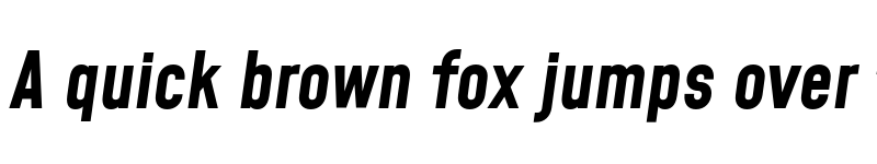 Preview of Mohave Bold Italic font