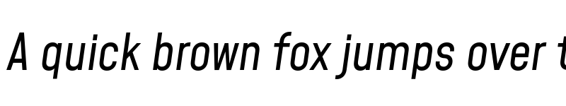 Preview of Mohave Italic font