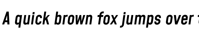 Preview of Mohave Medium Italic font