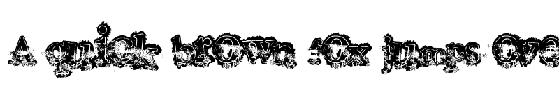 Preview of Mohawk Regular font