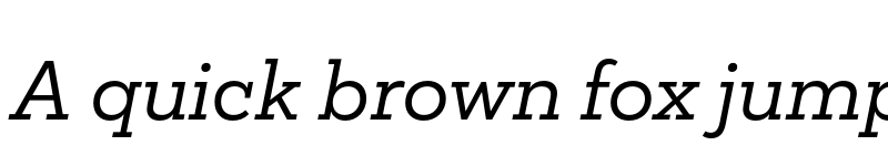 Preview of Mokoko Italic font