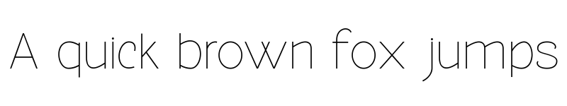 Preview of Molga Light font