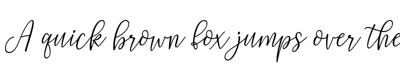 Preview of Molisha Script Regular font