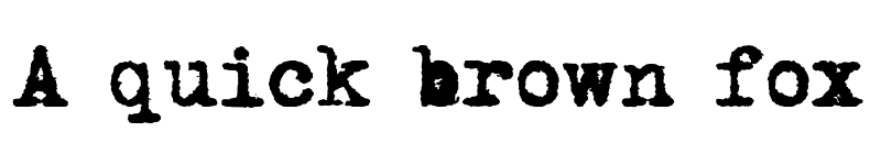 Preview of Mom?sTypewriter Regular font