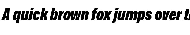 Preview of Mona-Sans Black Narrow Italic font