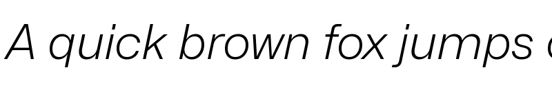 Preview of Mona-Sans Light Italic font