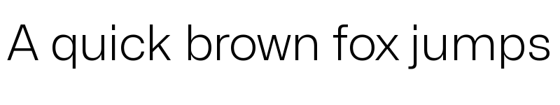 Preview of Mona-Sans Light font