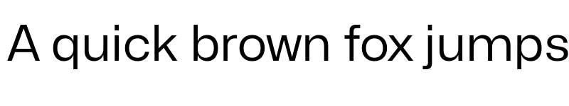 Preview of Mona-Sans Regular font