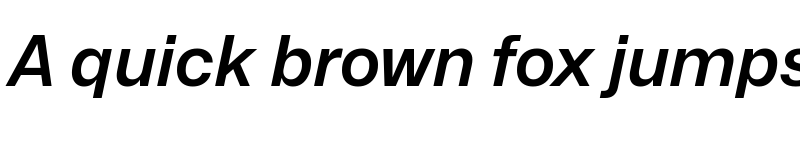 Preview of Mona-Sans SemiBold Italic font