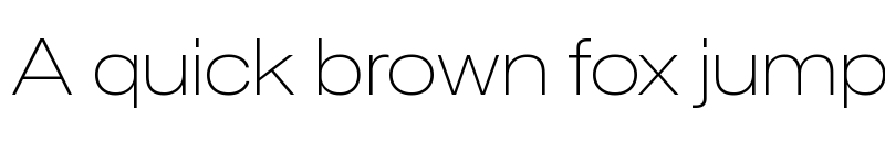 Preview of Mona-Sans UltraLight Wide font