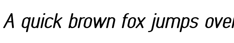 Preview of MonaBella Italic font