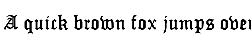 Preview of MonAmourFraktur-Broken Regular font