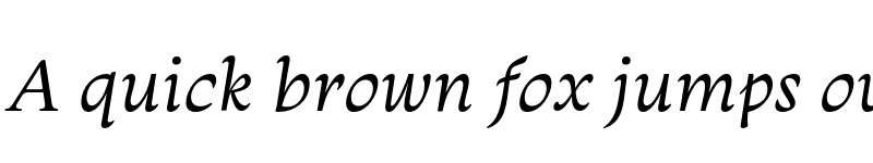 Preview of Monarcha Book Italic font