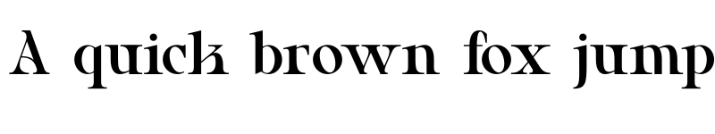 Preview of MONCCA Regular font