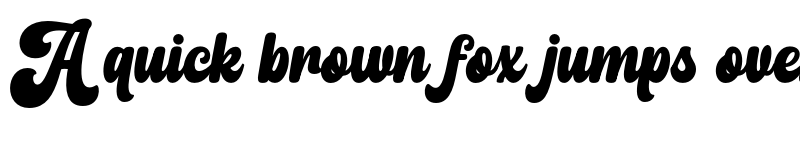 Preview of Monchila Regular font