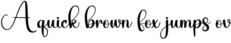 Preview of Monday Regular font