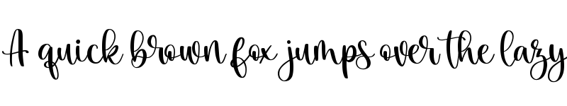 Preview of monday Regular font