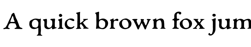 Preview of Monecias Regular font