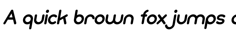 Preview of Monice Demo Italic font