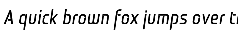 Preview of Monitorica Bold Italic font