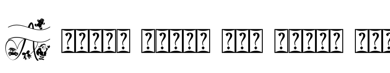 Preview of Monogram Christmas Gift Regular font