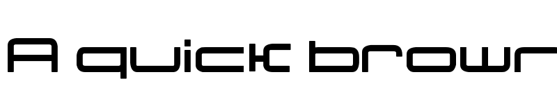 Preview of MONOLINE Regular font