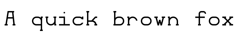 Preview of Monomod Regular font