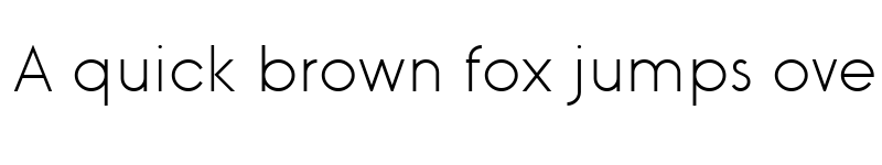 Preview of Monopolix Light font