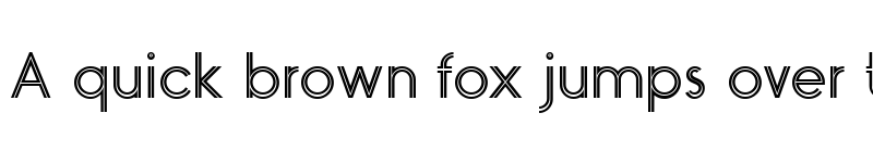 Preview of Monopoly Inline font