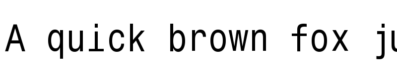 Preview of MonospaceTypewriter Regular font