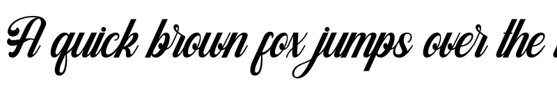 Preview of Monstay Regular font