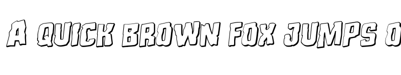 Preview of Monster Hunter 3D Rotalic Italic font