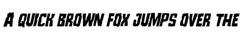 Preview of Monster Hunter Condensed Italic Condensed Italic font