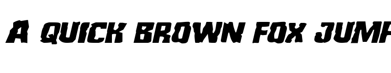 Preview of Monster Hunter Expanded Italic Expanded Italic font