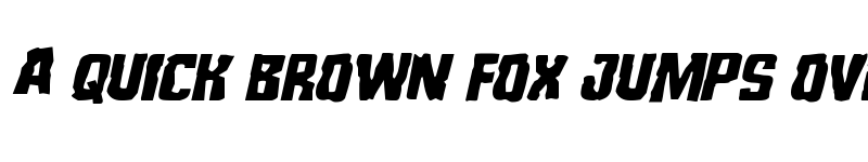 Preview of Monster Hunter Staggered Italic Italic font