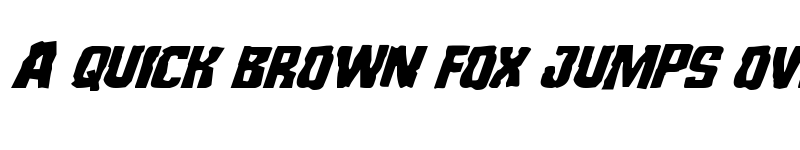 Preview of Monster Hunter Super-Italic Italic font