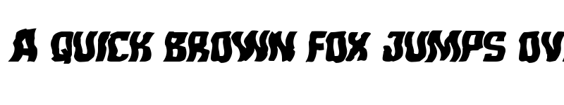 Preview of Monster Hunter Warped Italic Italic font