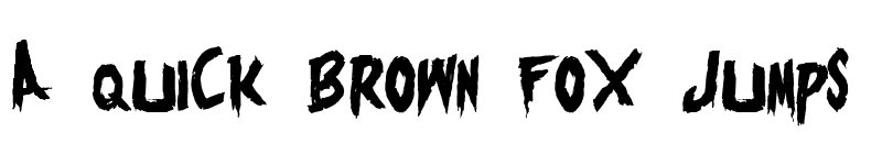 Preview of Monsters Attack! Regular font