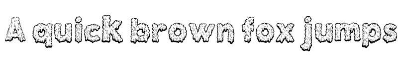 Preview of Monstrocity Regular font