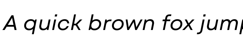 Preview of Mont Blanc Regular Italic font