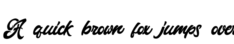 Preview of Montages Regular font