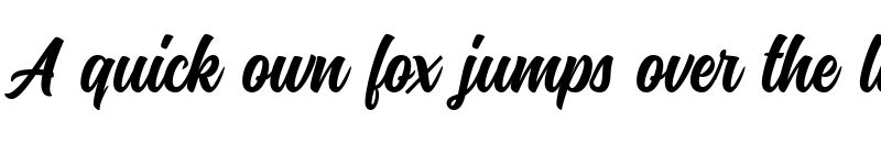 Preview of MontanaTypeface ? font