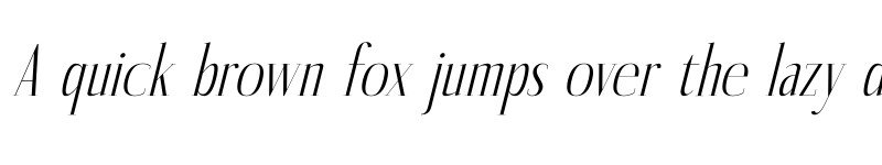 Preview of Montaners Italic font