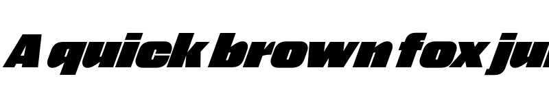 Preview of Monte Stella Heavy Turbo font