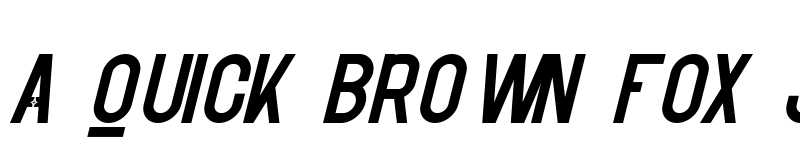 Preview of Montelgo Sans Serif Italic font