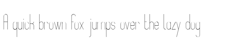 Preview of Montepetrum Thin font