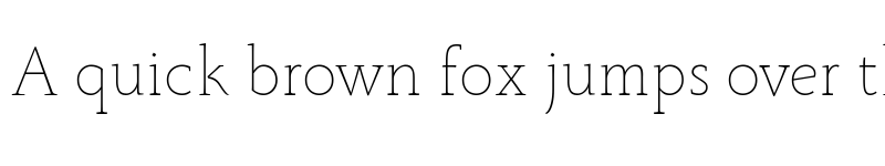 Preview of Monterchi Serif Trial Thin font